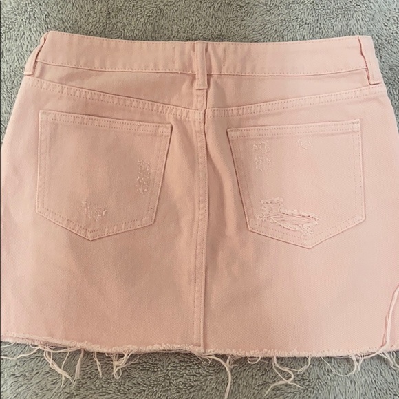 Pink PacSun Jean Skirt - Picture 2 of 3